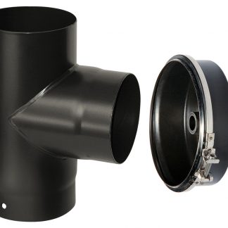 CE Tee 90 x 6 with Cap & Clamp(Male)