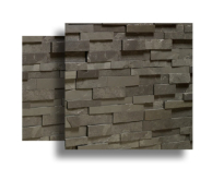 Box (7 pcs) Black Split Face Panel 600x150