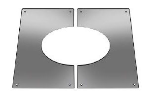 Roccheggiani Black Rosette 45 Degree 6"