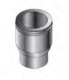 Roccheggiani Black Tapered Adaptor 5-6"