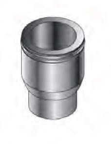 Roccheggiani Stainless Steel Tapered Adaptor 6"