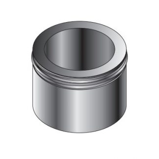 Roccheggiani Stainless Steel Square Adjustable Adaptor 6"