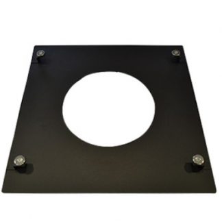 Roccheggiani Black Firestop Cover Plate 6