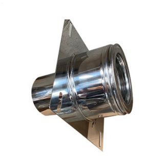 Roccheggiani Stainless Steel Flex To Twin Wall Adaptor Plate 6"