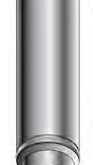 Roccheggiani Stainless Steel Straight Pipe 950mm x 5"