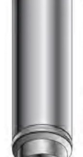 Roccheggiani Black Straight Pipe 950mm x 6"