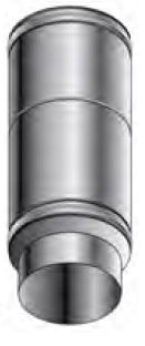 Roccheggiani Stainless Steel Adjustable Pipe 300-450mm x 6"