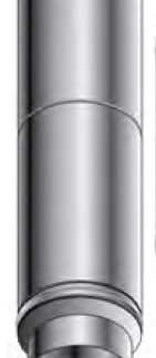 Roccheggiani Stainless Steel Adjustable Pipe 510-890mm x 5"