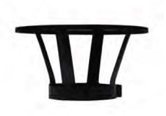 Roccheggiani Black Rain Cap 5"