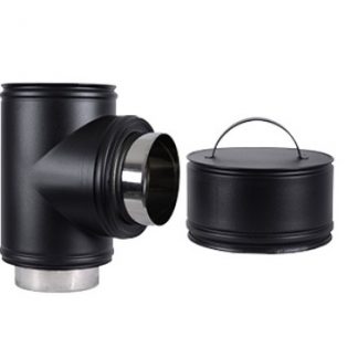 Roccheggiani Black 90 Degree Tee complete with cap 5"