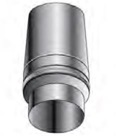 Roccheggiani Stainless Steel Top Stub 6"