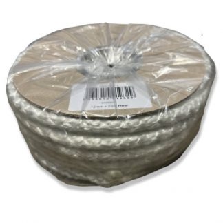 12mm x 25 Metre Roll of Hard Rope Seal White