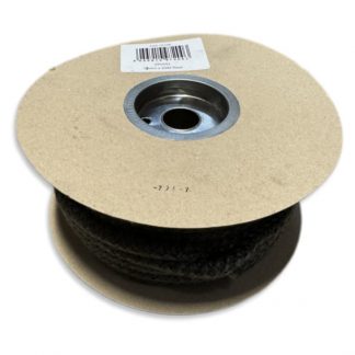12mm x 25 Metre Roll of Hard Rope Seal Black