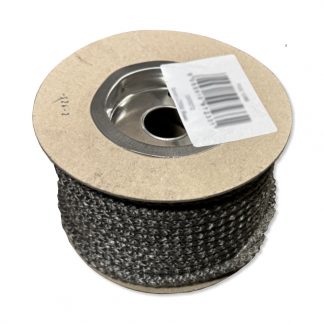 4mm x 25 Metre Roll of Hard Rope Seal Black