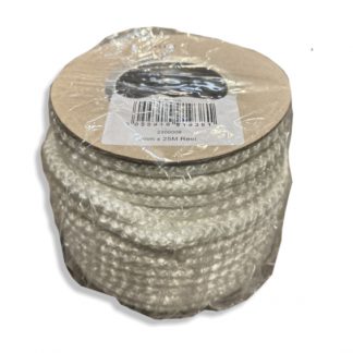 9mm x 25 Metre Roll of Hard Rope Seal White