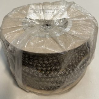 6mm x 25 Metre Roll of Sticky Back Fibre Rope Black