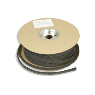 10mm x 3mm x 50m Roll of Black Sticky Back Fibre Tape